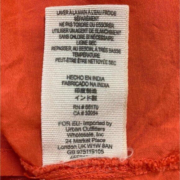 Free People Gentle Dreamer Dress Womens S Burnt Orange Open Back Lined Boho - Picture 6 of 16